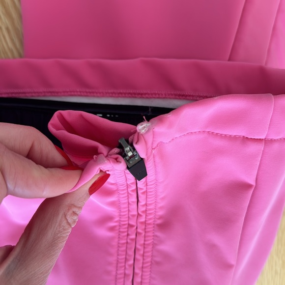 PERFECT MOMENT WOMENS AURORA HIGH WAIST FLARED SKI PANT LARGE COLOR AZALEA PINK - Picture 7 of 7